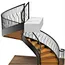 Luxury Hotel Lobby Grand Entrance Curved Stair